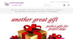 Desktop Screenshot of anothergreatgift.com